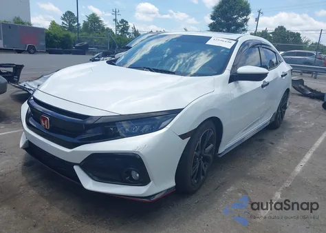 2017 Honda Civic Sport Touring z USA, uszkodzony, nr VIN SHHFK7H94HU227395